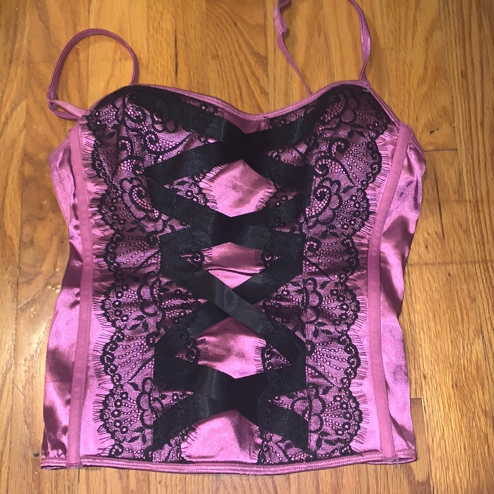 vintage Victoria’s Secret Corsette lingerie top